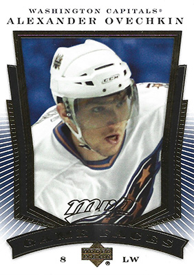 ALEXANDER OVECHKIN 2007-08 UPPER DECK MVP - GAME FACES No. GF7 -- front