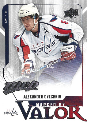 ALEXANDER OVECHKIN 2008-09 UPPER DECK MVP - MARKED BY VALOR No. MV6 -- front