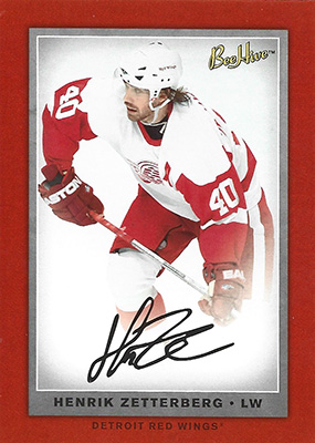 HENRIK ZETTERBERG 2006-07 BEEHIVE - RED No. 64 -- front