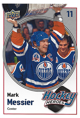 MARK MESSIER 2009-10 UPPER DECK - HOCKEY HEROES No. HH23  -- devant