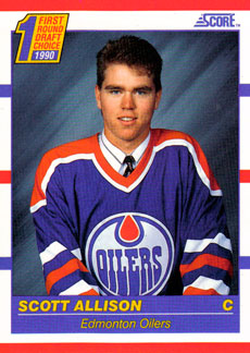 SCOTT ALLISON hockey cards value